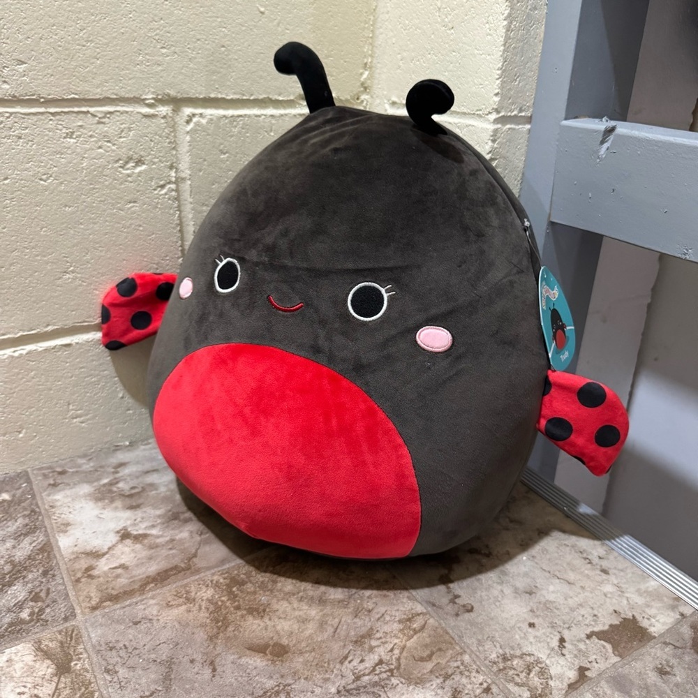 Trudy Ladybug Squishmellow Red Black NEW Kids Unisex Toy Stuffed Animal NWT Fun - Picture 3 of 16